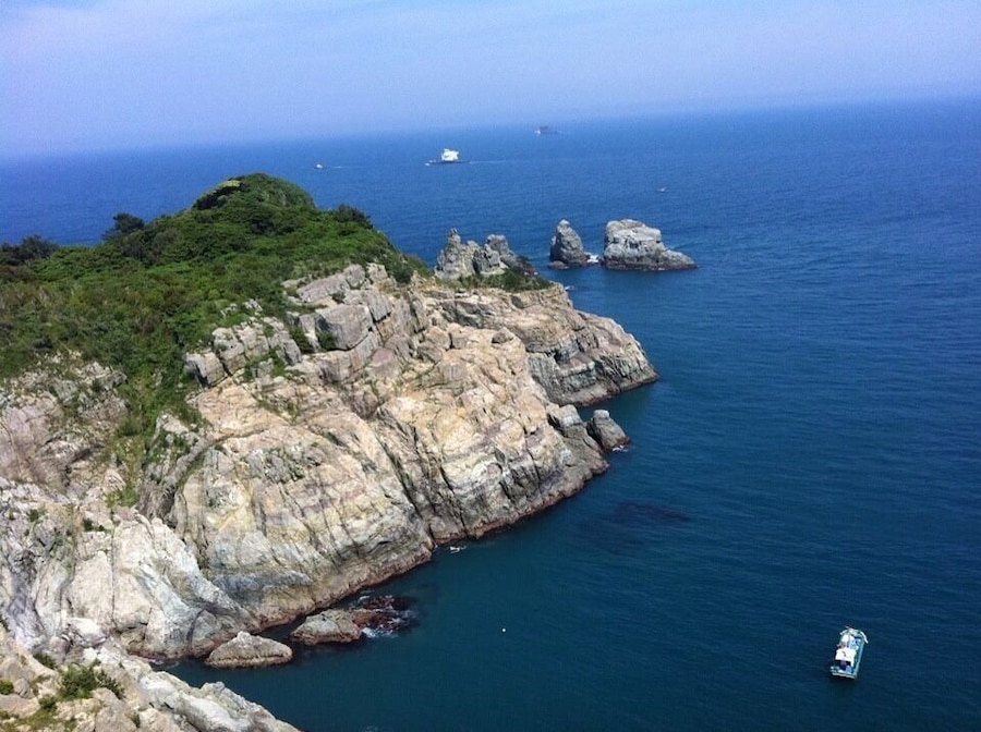 Enjoyed this view from Venus Garden in Oedo Island.