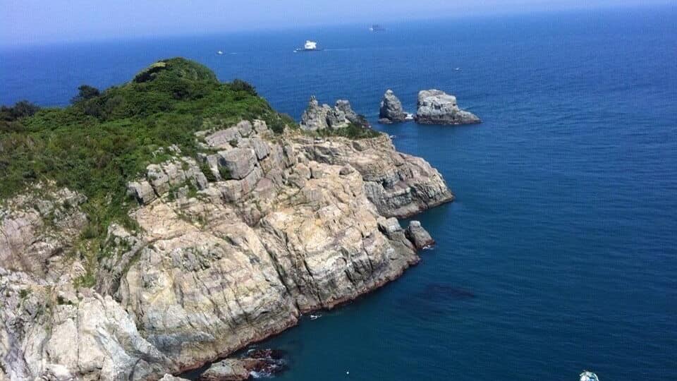 Enjoyed this view from Venus Garden in Oedo Island.