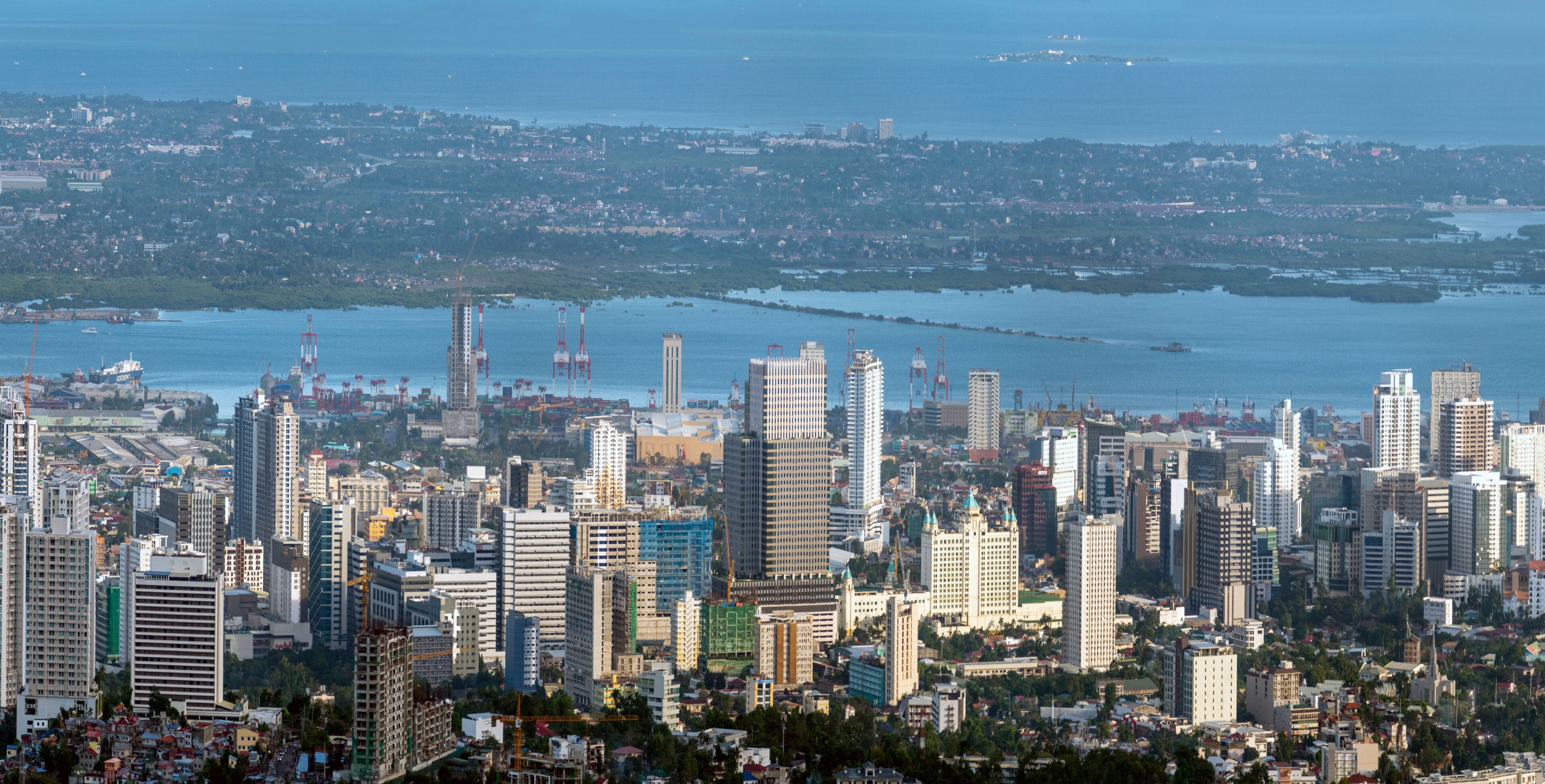Cebu City,Hilltop view from the Temple of Leah,Cebu Island,Philippines.