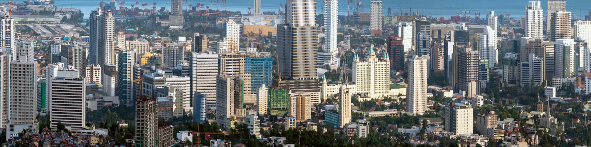 Cebu City,Hilltop view from the Temple of Leah,Cebu Island,Philippines.