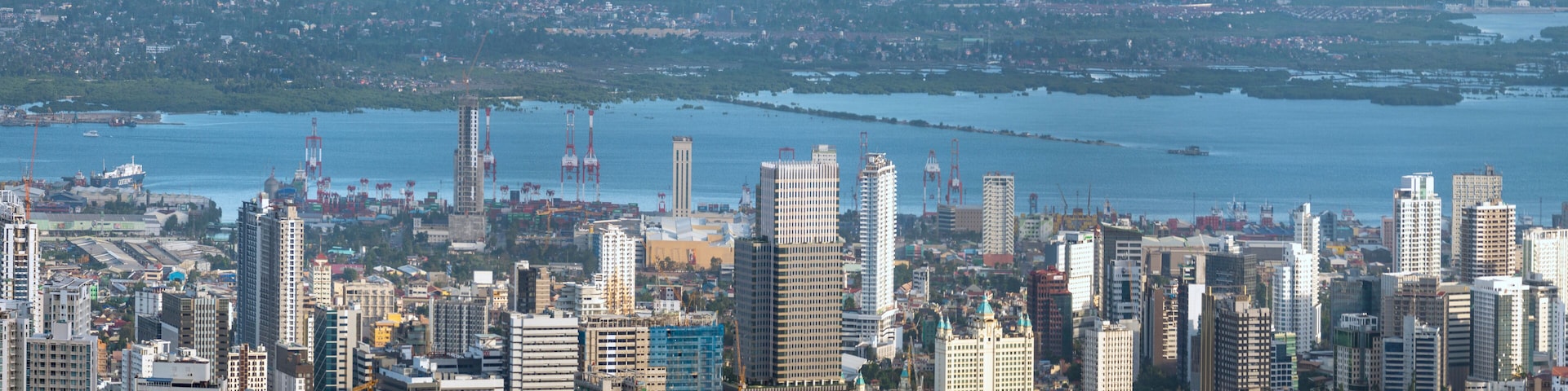 Cebu City,Hilltop view from the Temple of Leah,Cebu Island,Philippines.
