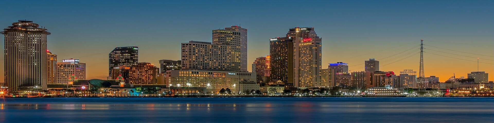 New Orleans Skyline Pano