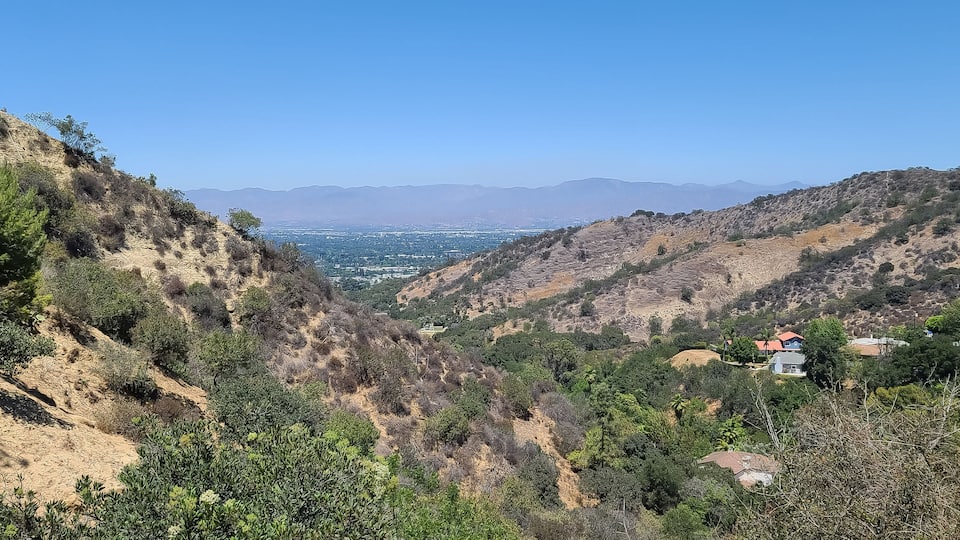 View of East San Fernando Valley from Beverly Ridge drive and Beverly Glen Blvd.