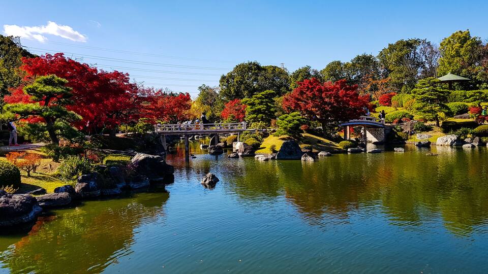 Daisen park in autumn