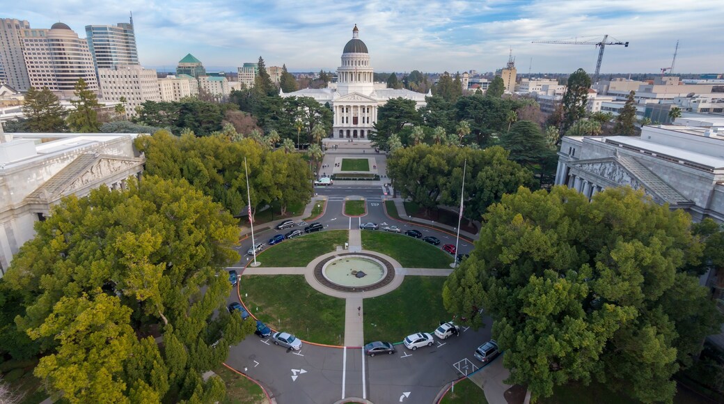 California State Capitol building in downtown Sacramento, California, United States.