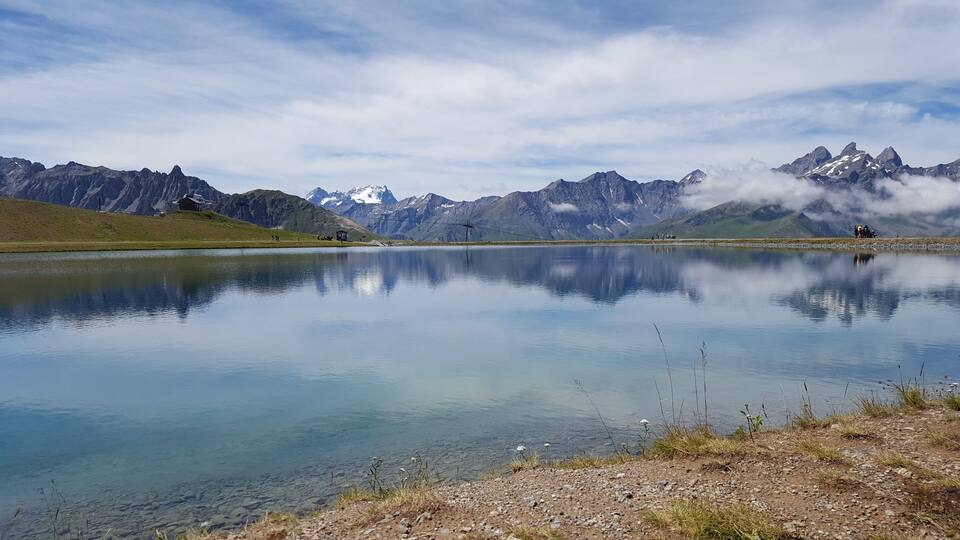 Lac de la Vieille, Valloire, Savoie, France
