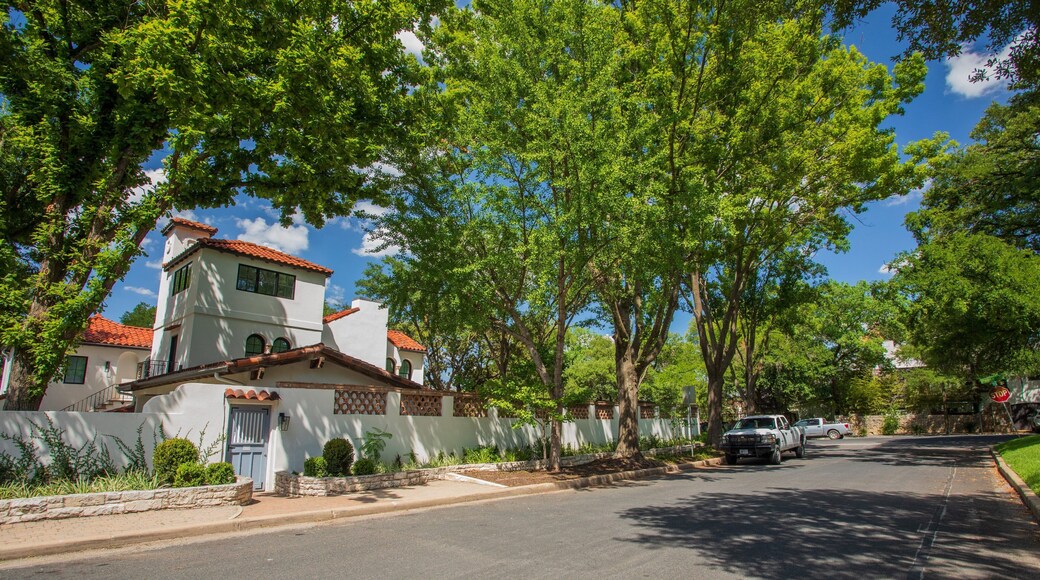 Old West Austin featuring a small town or village and a house