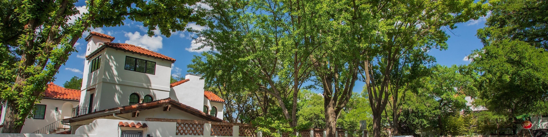 Old West Austin featuring a small town or village and a house