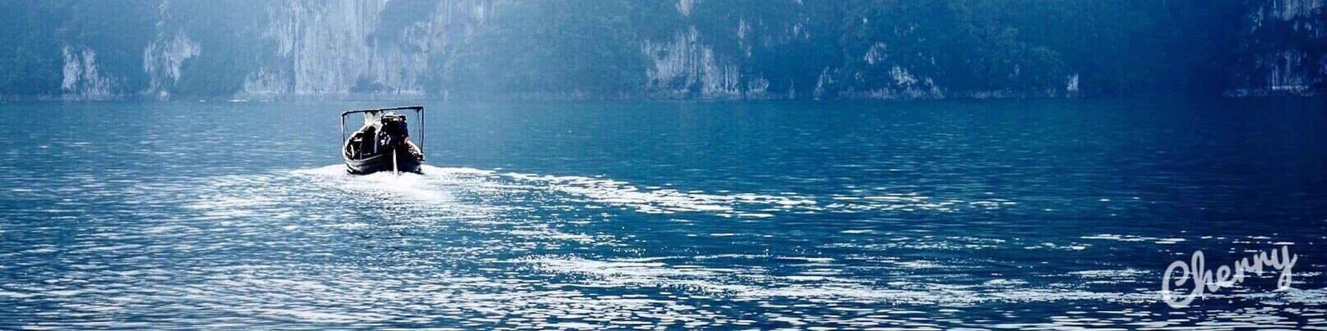 “Ratchaprapha or Chiew Lan Dam”. The most beautiful dam in the world. Surat Thani, Thailand #LifeAtExpedia #JETlife #JETThai