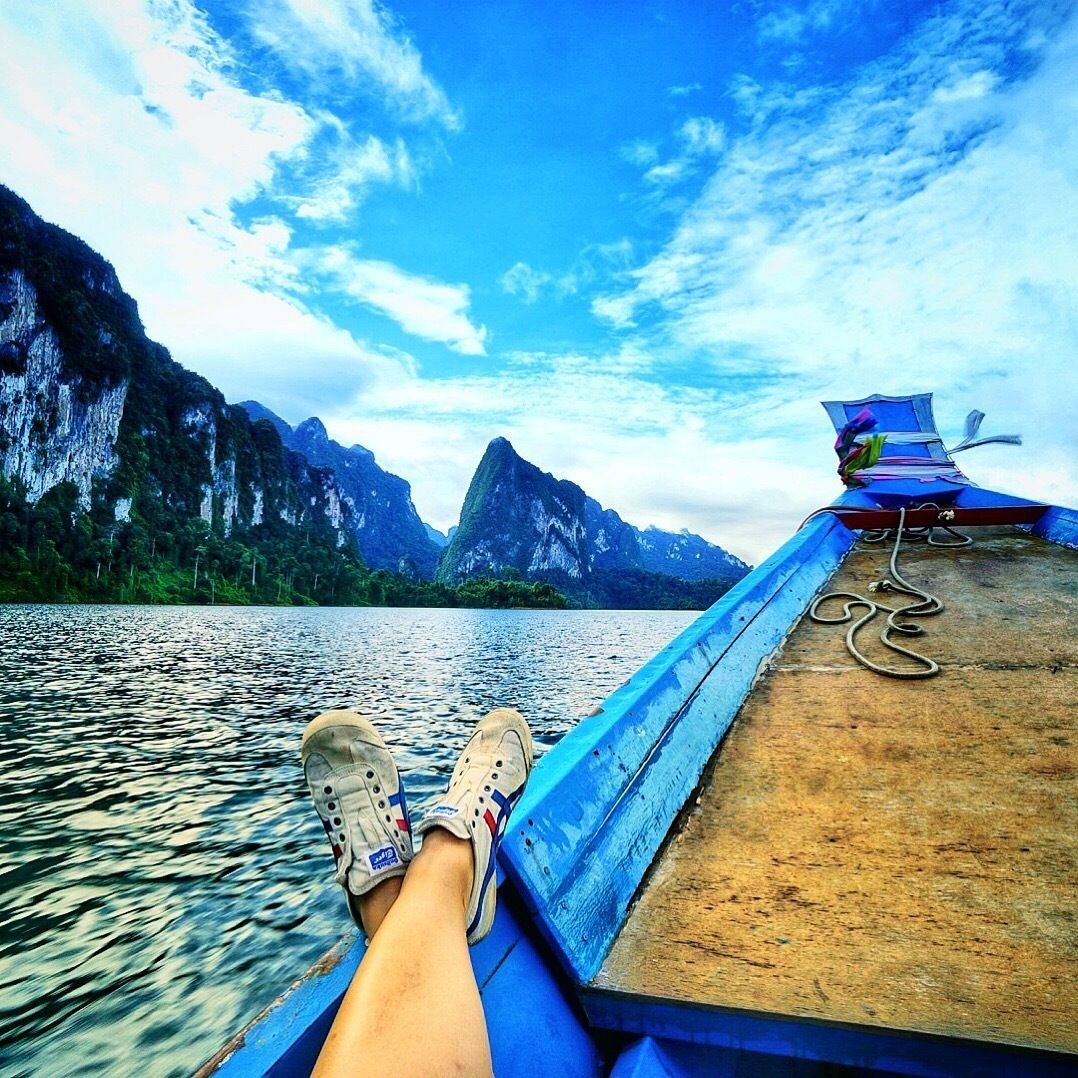 “Ratchaprapha or Chiew Lan Dam”. The most beautiful dam in the world. Surat Thani, Thailand #LifeAtExpedia #JETlife #JETThai