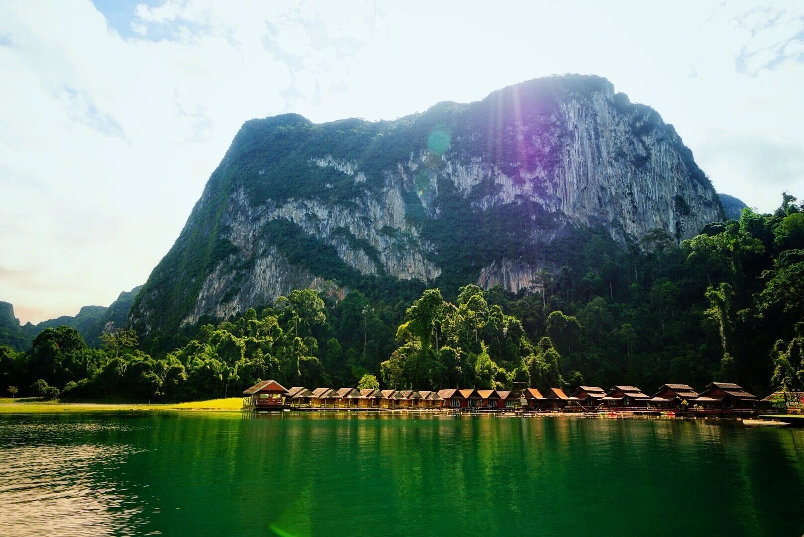 “Ratchaprapha or Chiew Lan Dam”. The most beautiful dam in the world.   Surat Thani, Thailand #LifeAtExpedia #JETlife #JETThai 