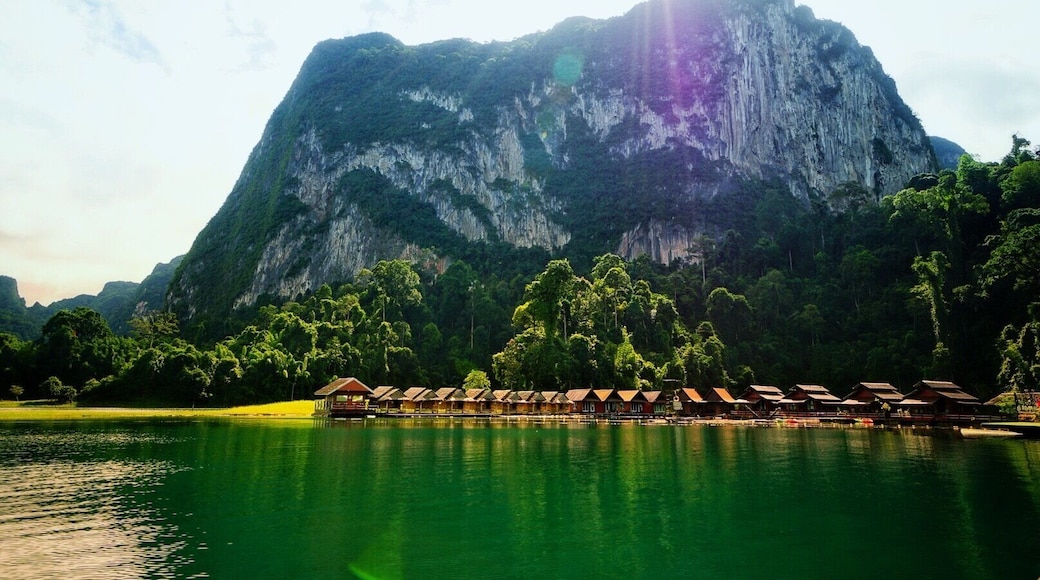 “Ratchaprapha or Chiew Lan Dam”. The most beautiful dam in the world. Surat Thani, Thailand #LifeAtExpedia #JETlife #JETThai