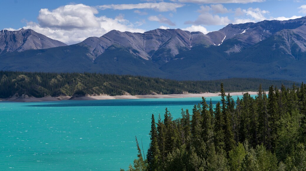 Abraham Lake, David Thompson Highway, Clearwater County, Alberta, Canada