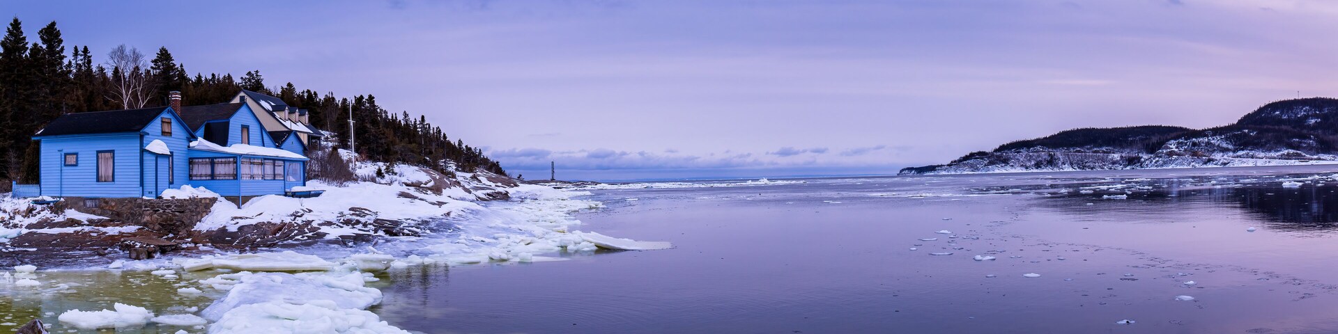 Tadoussac, a beautiful coastal village on the north coast of Quebec.