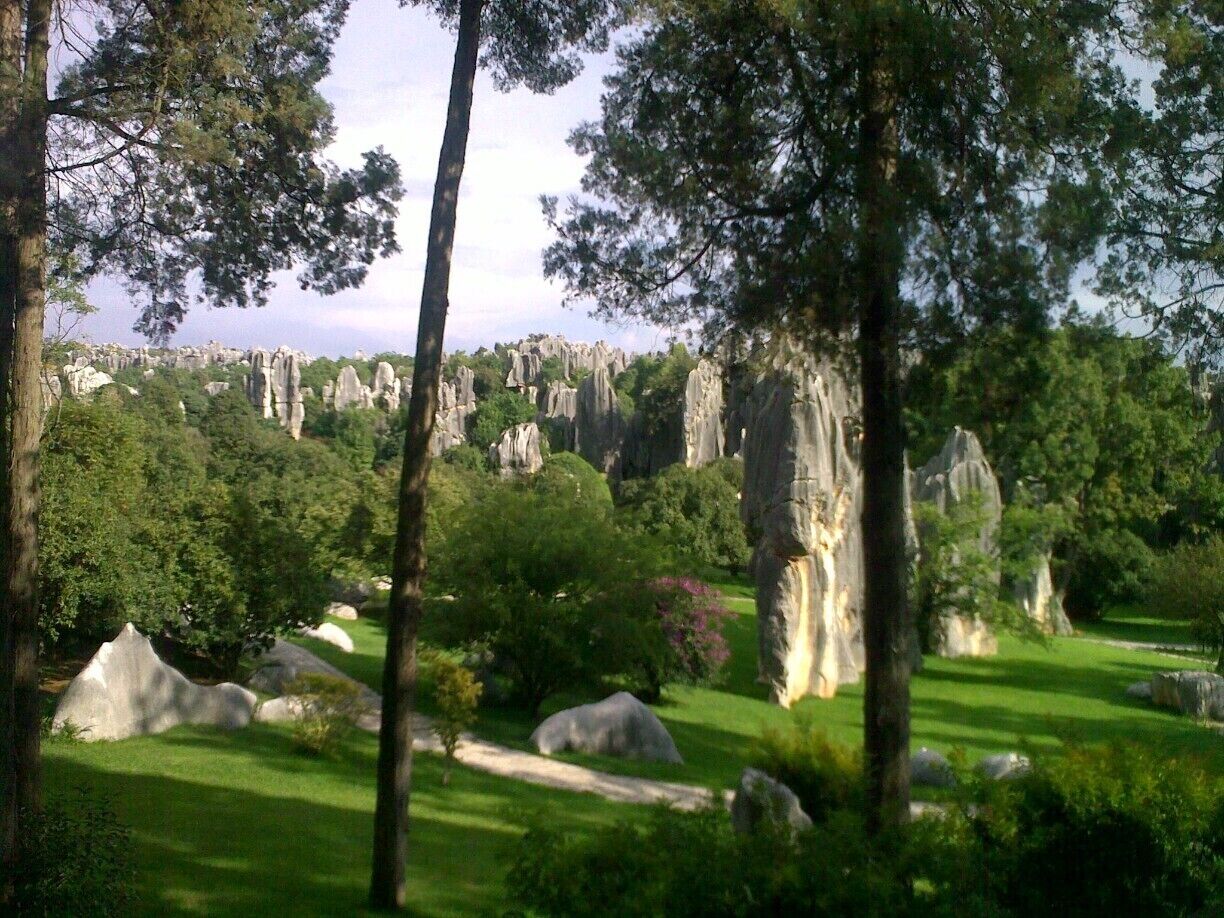 The Stone Forest or Shilin is a notable set of limestone formations located in Shilin Yi Autonomous County, Yunnan Province, People's Republic of China, near Shilin approximately 120 km from the provincial capital Kunming