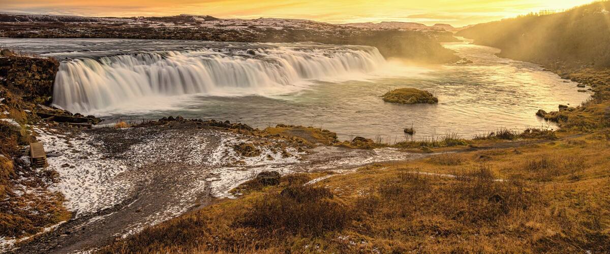 Such a beautiful waterfall and what made it even more beautiful was that sunset. The warm rays of that sun made a cold day warmer than it felt. #BVS100K