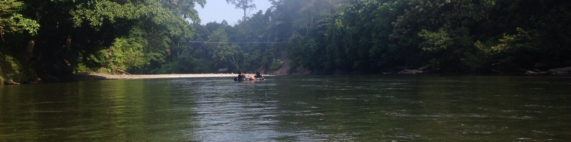 The best way to travel in Tangkahan is by tubing down the river. It's peaceful, safe, unbelievably beautiful and you may even spit snakes and monkeys in the jungle on the way down.