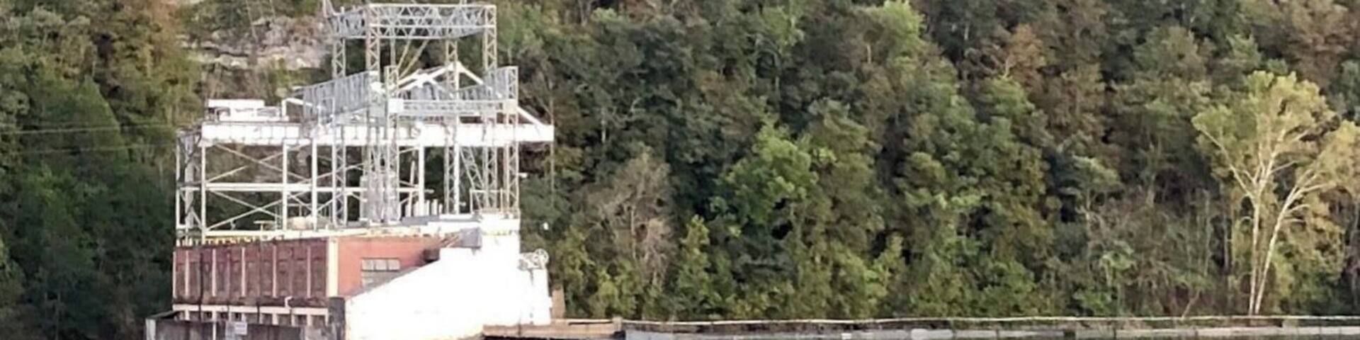 Ozark Beach Dam, completed in 1913 created Lake Taneycomo. It was the first dam along the White River. #history #missouri #ozarks