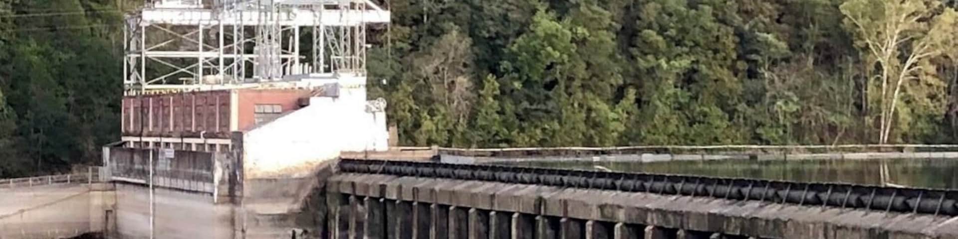 Ozark Beach Dam, completed in 1913 created Lake Taneycomo. It was the first dam along the White River. #history #missouri #ozarks