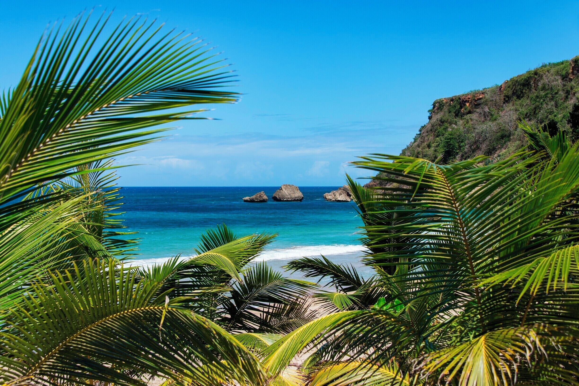 A gorgeous beach in Aguadilla, Puerto Rico. #Blue #BeachBound #beachtips