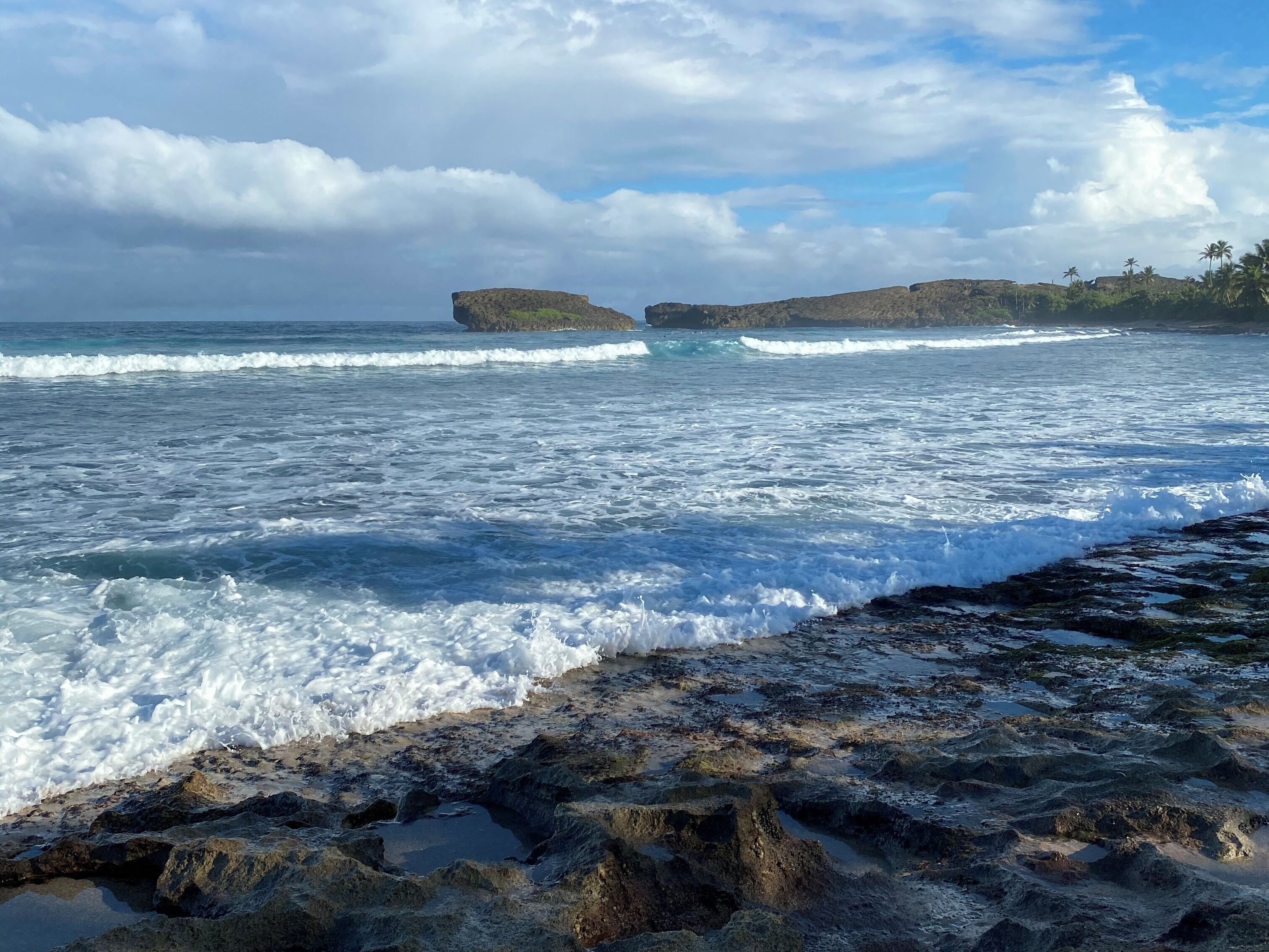 Caves are closed but the beach is a great #surfer spot in #puertorico #discoverpr
