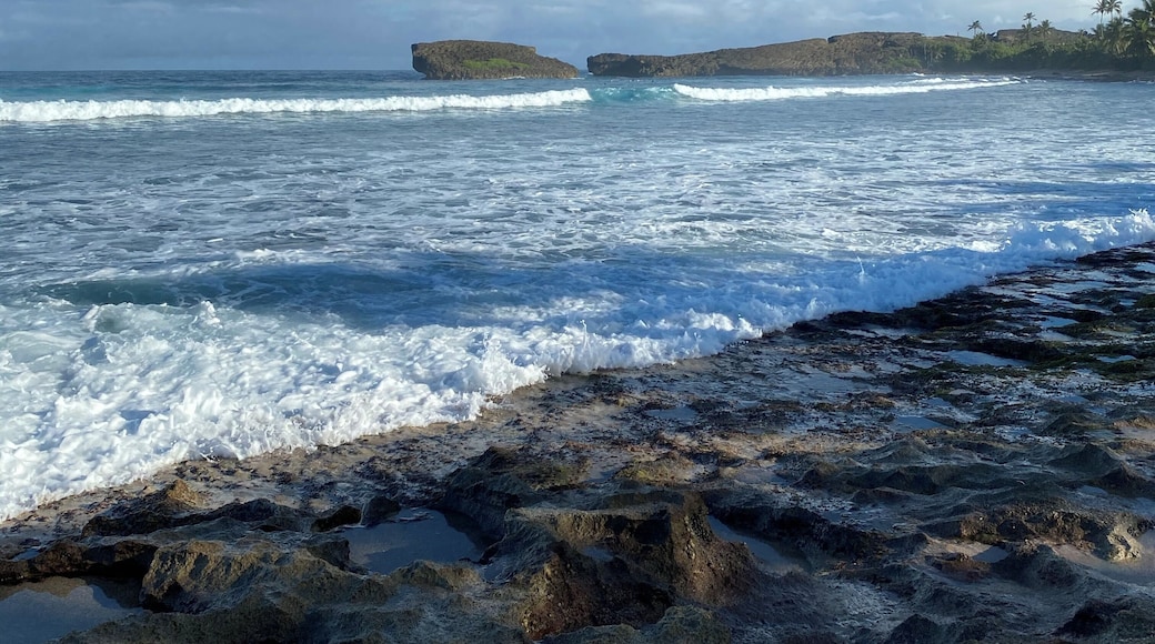 Caves are closed but the beach is a great #surfer spot in #puertorico #discoverpr