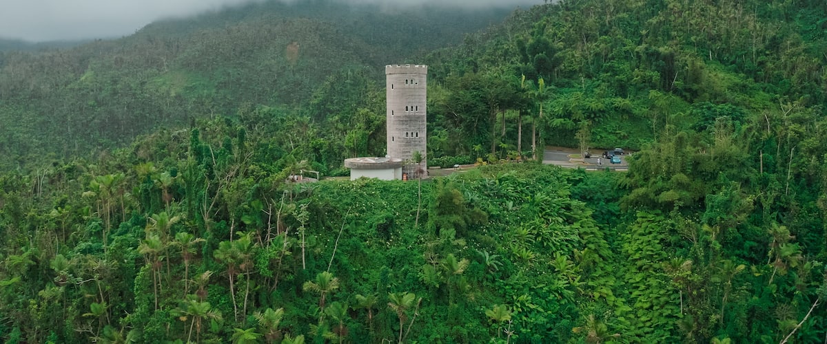 Yokahu Tower at El Yunque National Forest in Puerto Rico