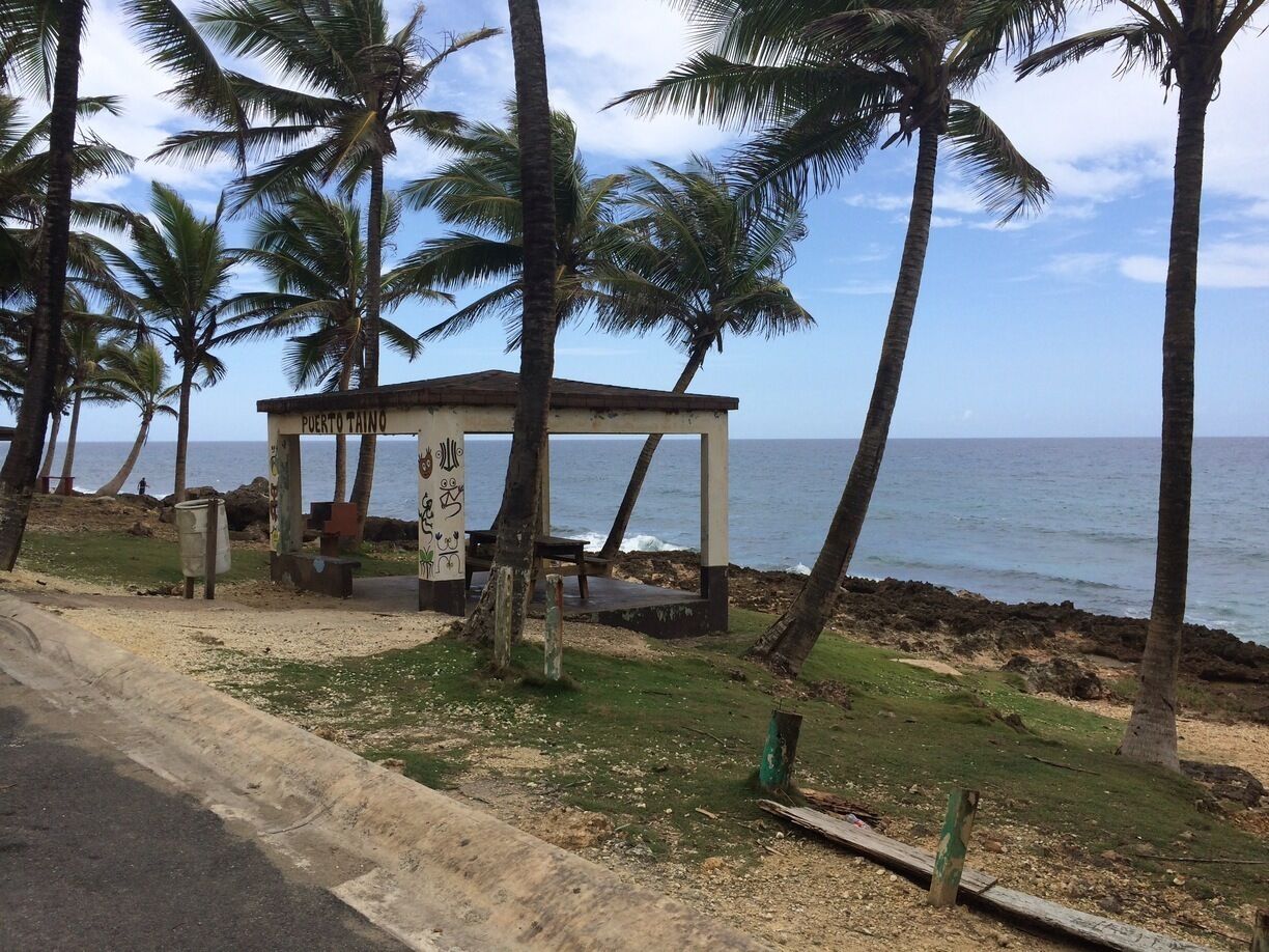 Beach Gazebos in front of the beautiful beach view with BBQ for you enjoyment! #PuertoRico #Beach #Island #MyIsland
