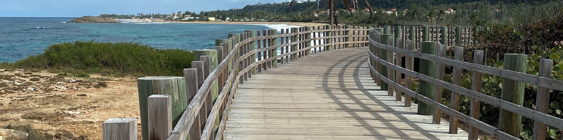 Really nice boardwalk that ends with a moonwalk!