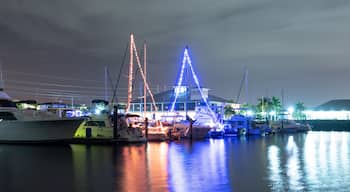 The peaceful night of Punta Gorda harbor