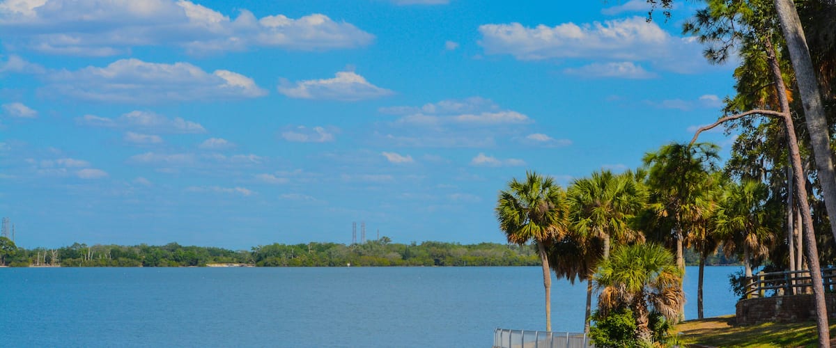 The walkway along the sea wall of Tampa Bay at Philippe Park in Safety Harbor, Florida., Shutterstock ID 630409871, Purchase Order: Wave 0 First Batch, Order Number: , Client/Licensee: Hotels.com / BE