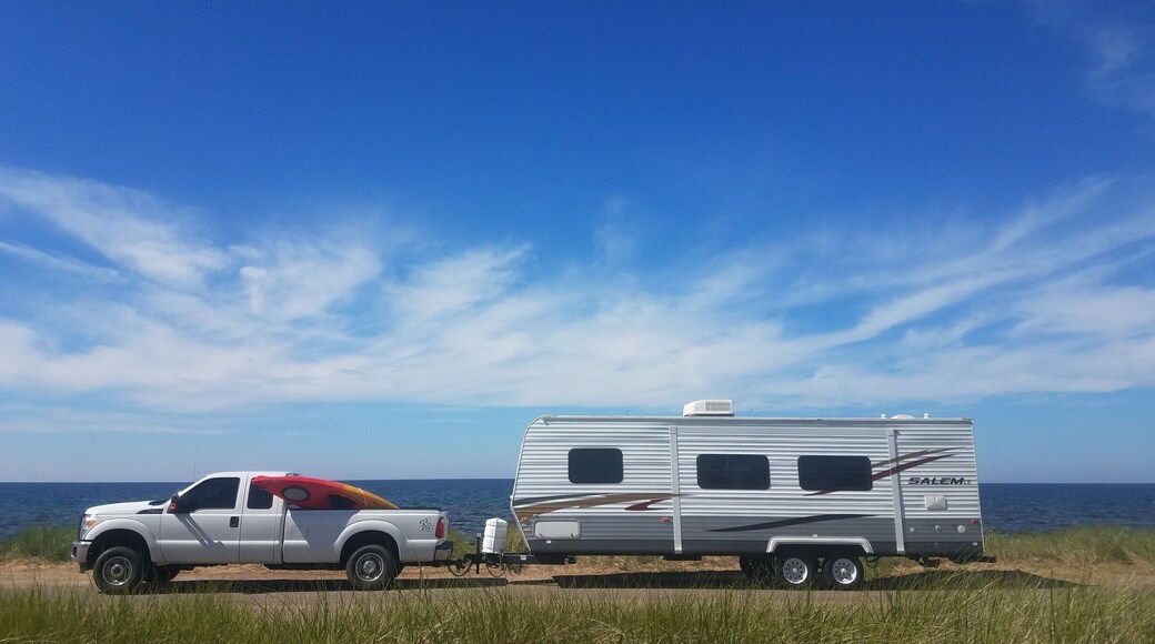 Found this great spot to pull off while driving in Michigan