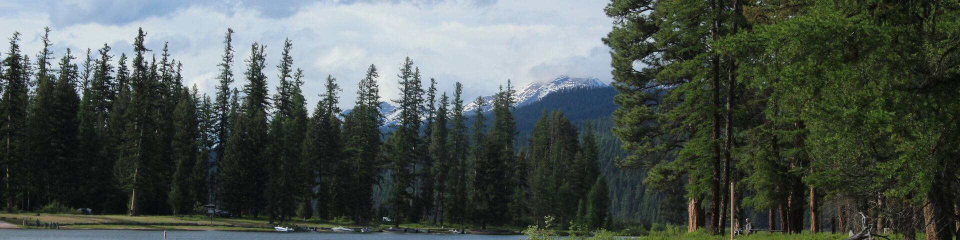 Seeley Lake Montan View of the lake