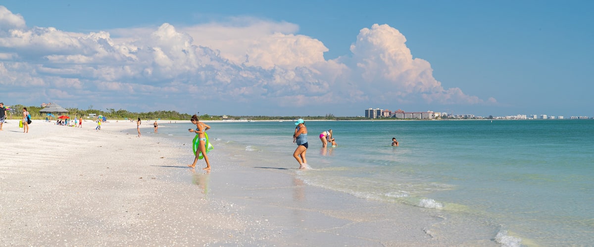 Lover\'s Key Beach which includes a beach and general coastal views