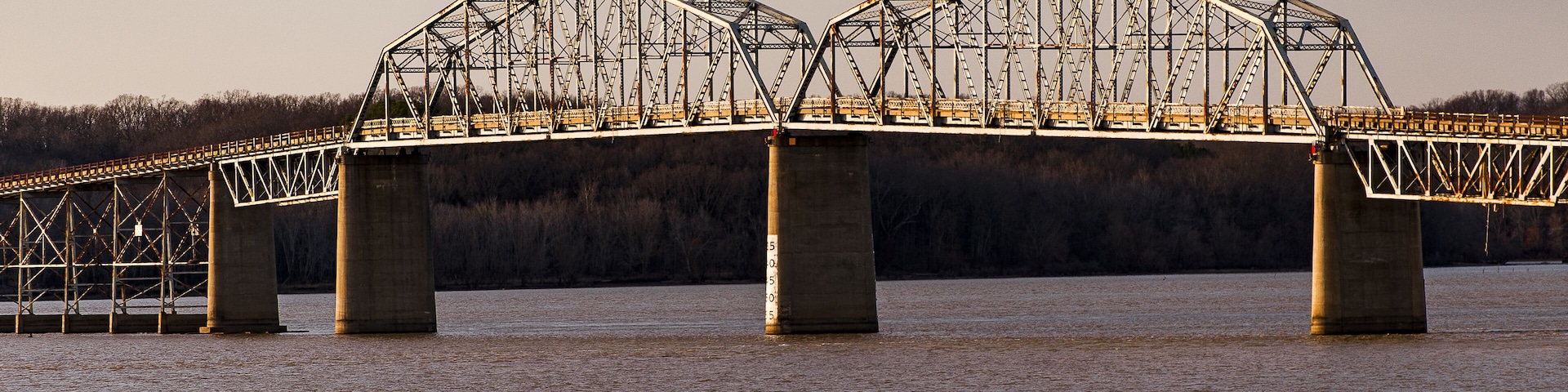 Late Evening Scene - Lake Barkley Bridge, Western Kentucky