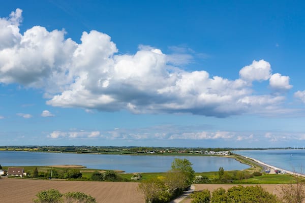 Landscape around Hørup Hav between Kegnæs and Als, Denmark