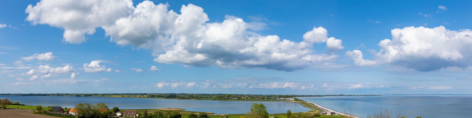 Landscape around Hørup Hav between Kegnæs and Als, Denmark