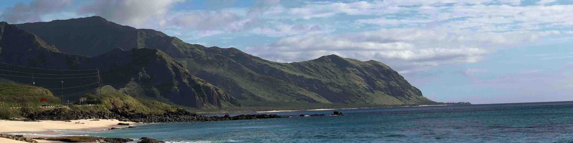A rather less traveled area of Oahu - the west coast. A bad road towards the end, but the view and beaches are worth it!