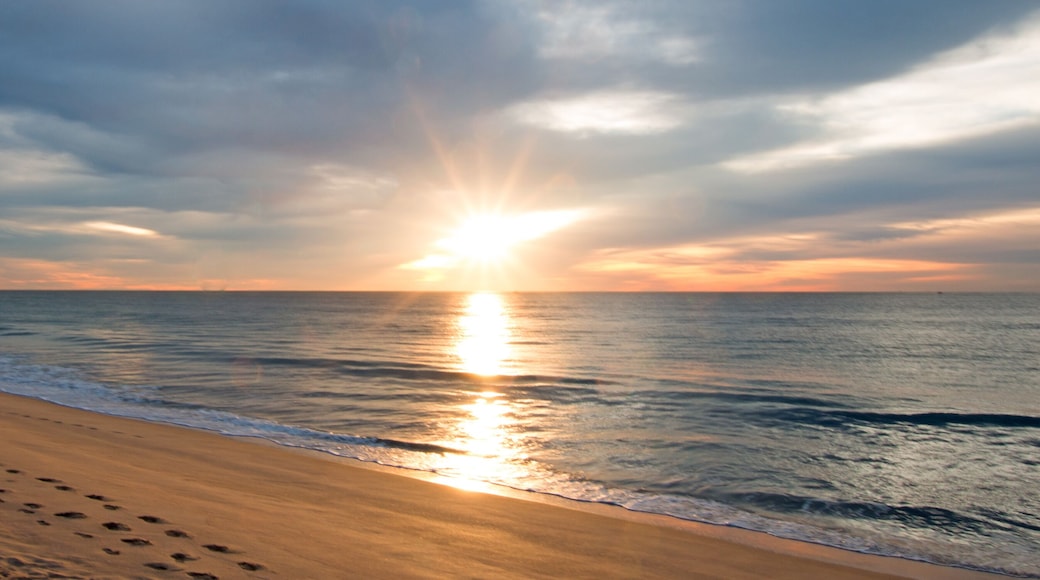 Sunrise over beach in San Jose Del Cabo in Baja California Mexico BCS