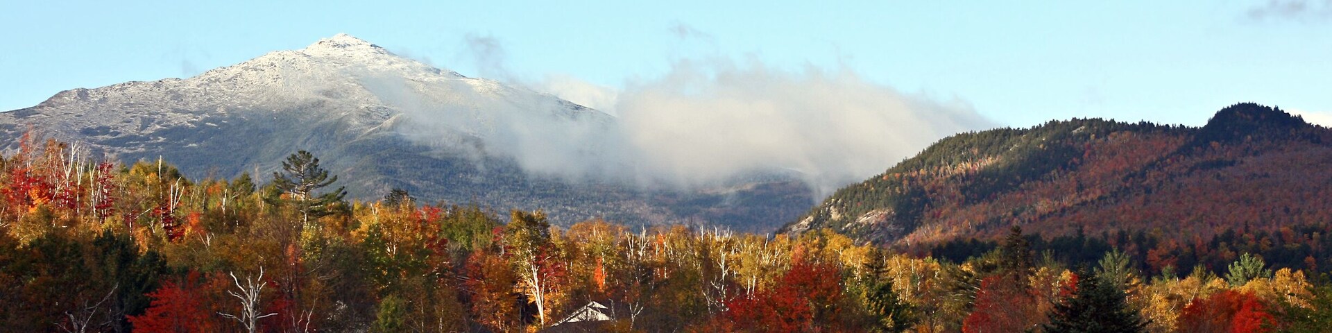 A view of Mt. Madison in Gorham, New Hampshire during the fall of 2007.