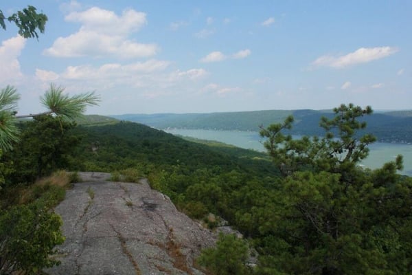 Overlooking greenwood lake