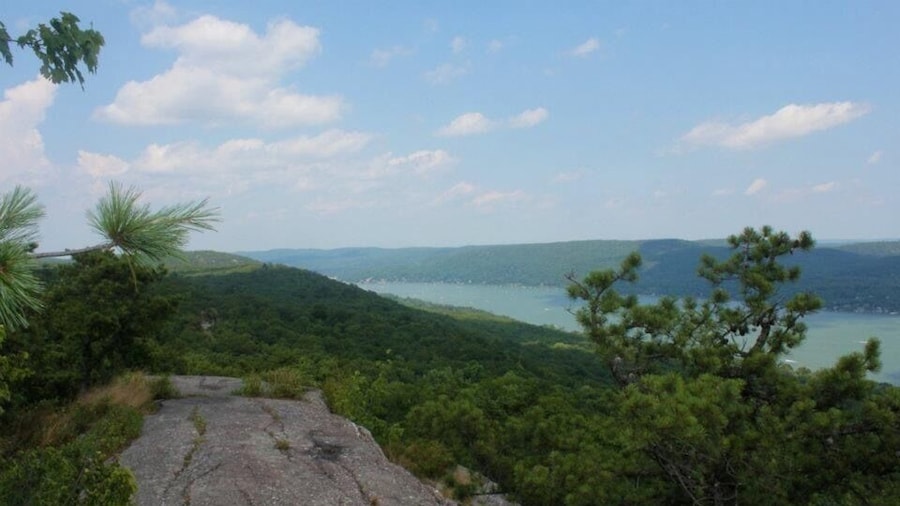 Overlooking greenwood lake