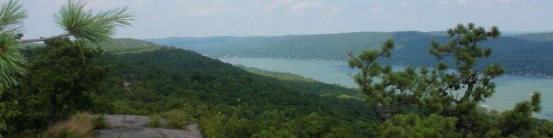 Overlooking greenwood lake
