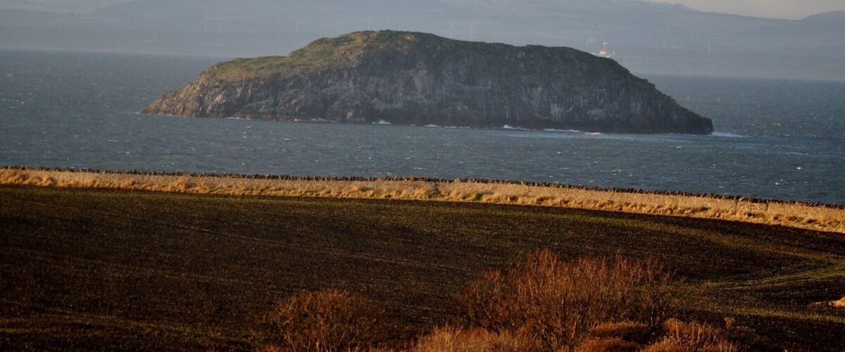 Craigleith.
Another of the islands in the Firth of Forth, famous for its puffin breeding colonies.