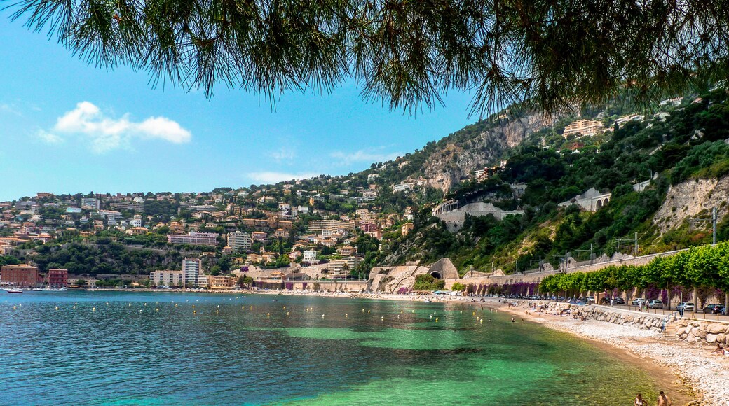 Villefranche sur Mer, France - CIRCA 2010. Beautiful coastline of the French Riviera. Near Nice this small jewelry place hosts the summer residences of many world know celebrities.