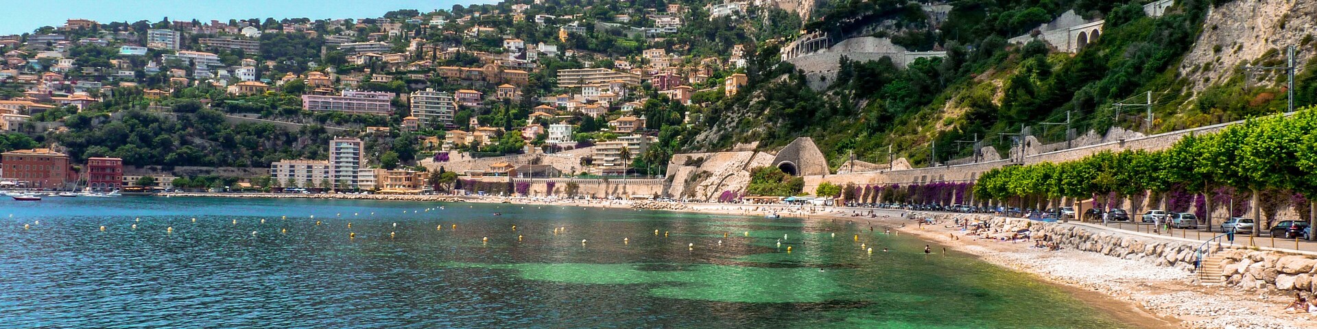 Villefranche sur Mer, France - CIRCA 2010. Beautiful coastline of the French Riviera. Near Nice this small jewelry place hosts the summer residences of many world know celebrities.