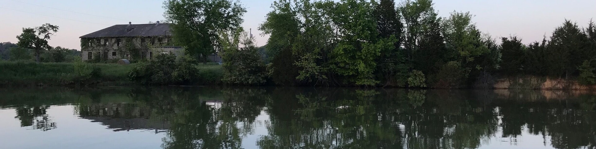 Sunset is a wonderful time to be on the lake. Sometimes the worn down buildings are the most beautiful.