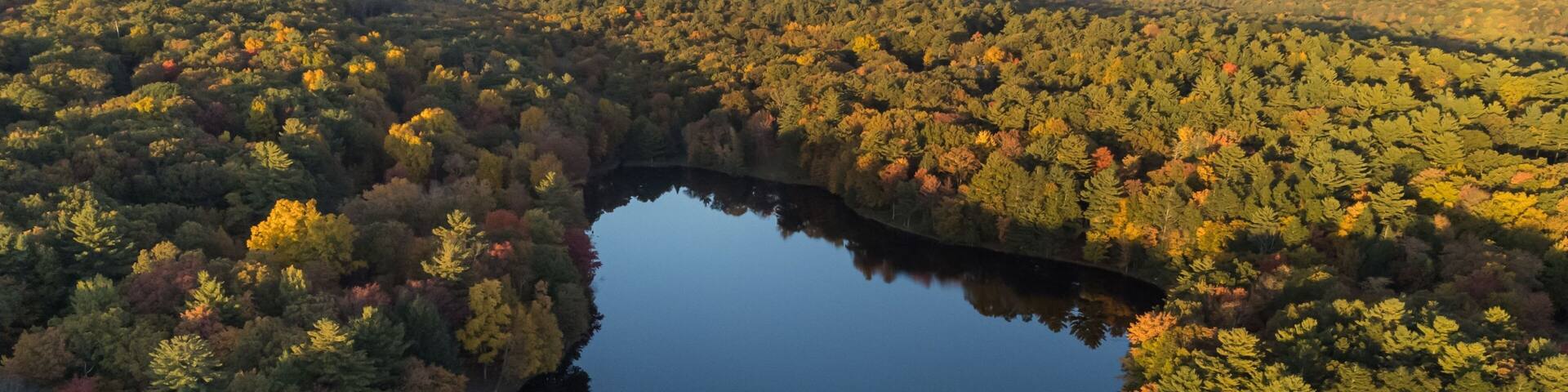 Autumnal Sunset in the Poconos