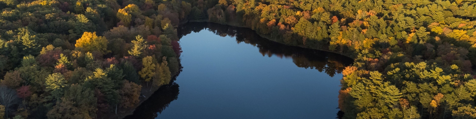 Autumnal Sunset in the Poconos