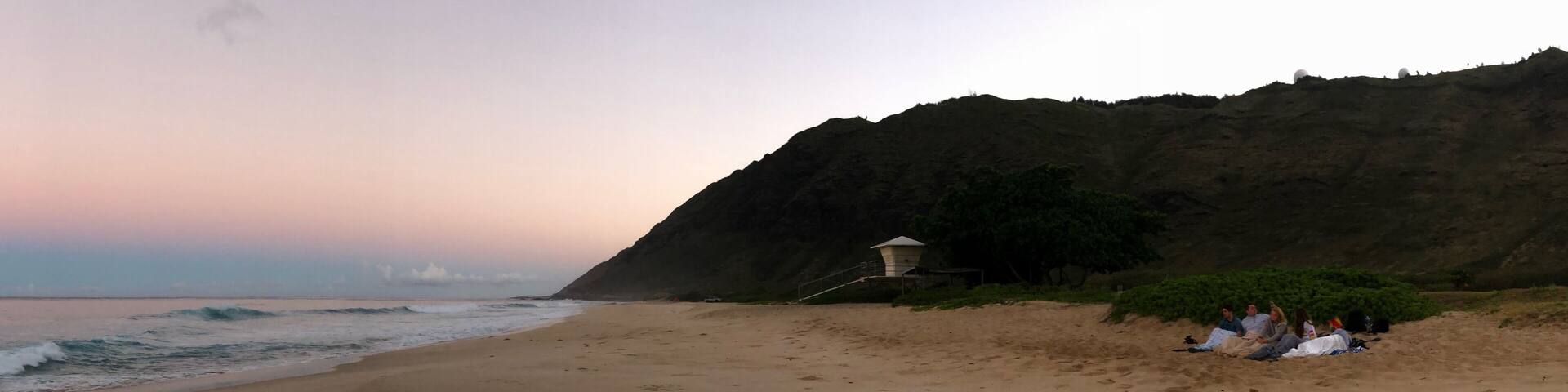 Met these guys on an app and camped with them the next day. Some snuggles and kisses on a cold night, with strawberry waffles in the morning. Cheers to strangers becoming friends.